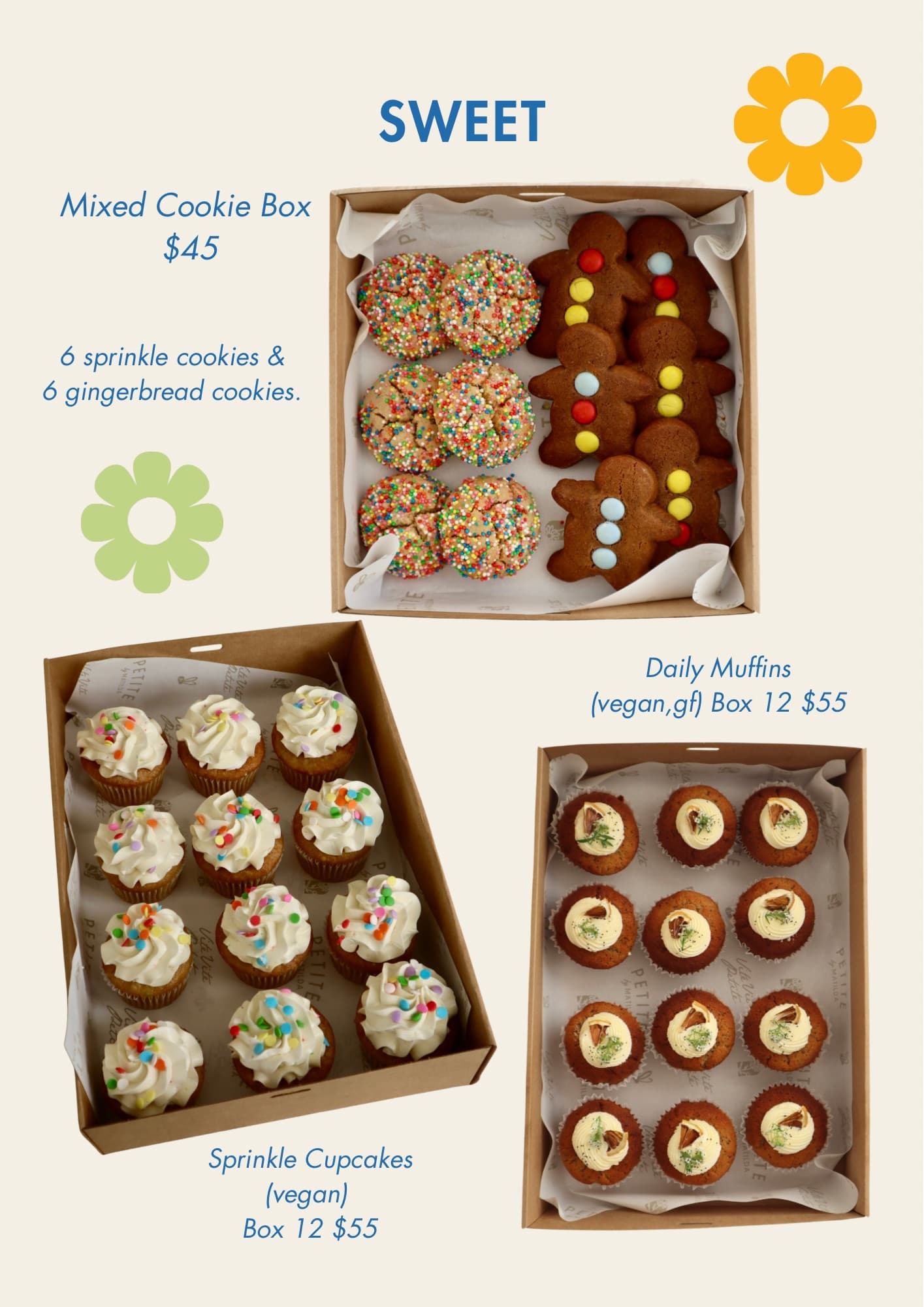 Petite by Matilda catering menu page 4