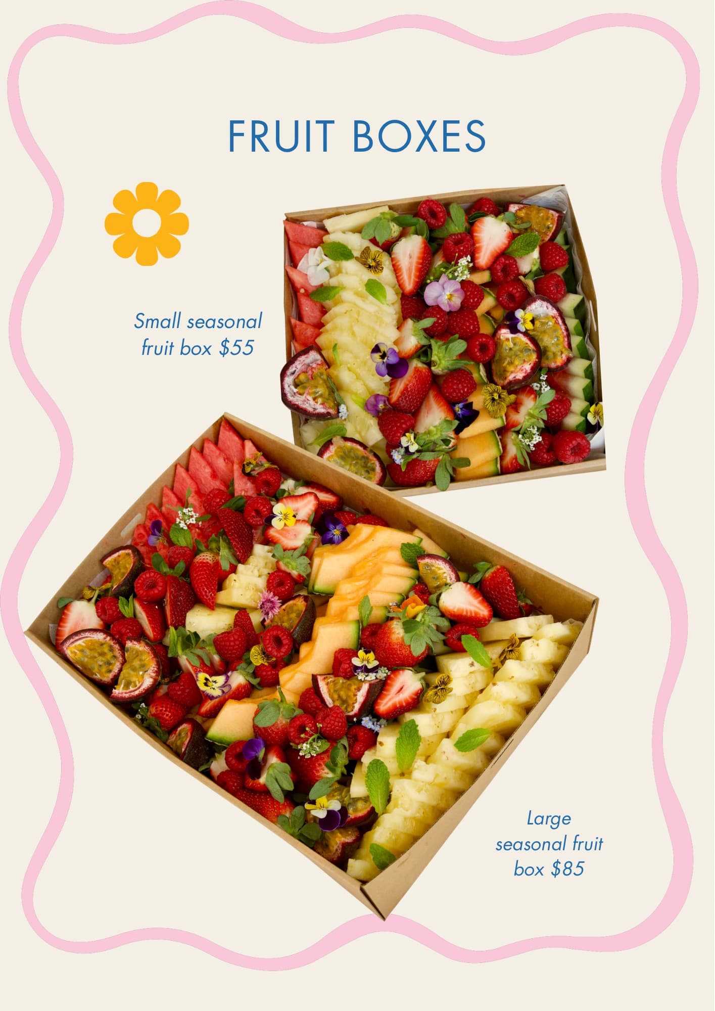 Petite by Matilda catering menu page 5