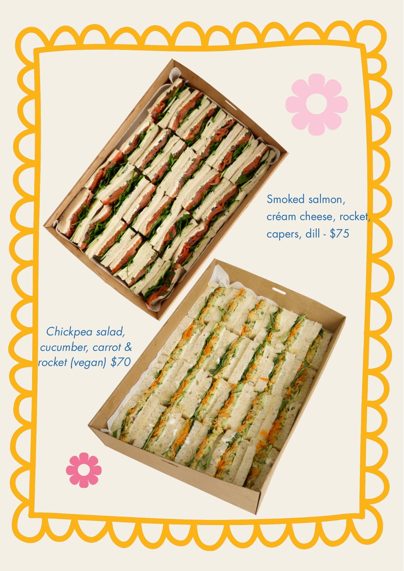 Petite by Matilda catering menu page 13